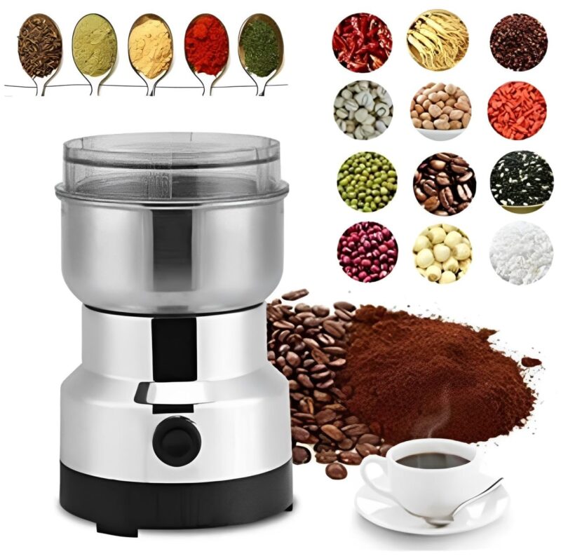 Ketzshop Stainless Steel Nima Mixer Grinder Multifunctional Grinder Electric Mini Nima Blender Miksi Grinder Baby Food Grinder Coffee Grinder Chutney Grinder Masala Grinder Spice Grinder