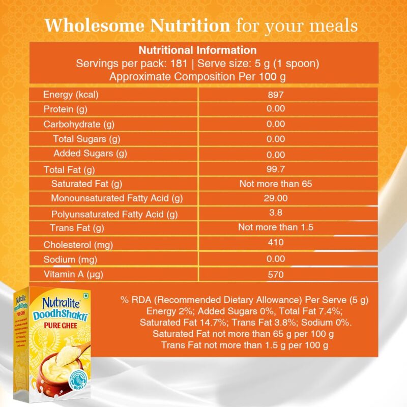 Nutralite DoodhShakti Pure Ghee | from Braj Bhoomi | 1L - Image 3
