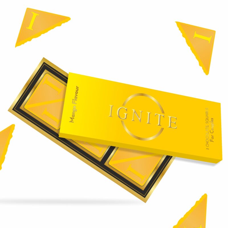 MBDH Wellness Ignite Alphonso Mango Flavor Chocolate Bars-Limited Summer Edition: Luxurious Mood&Vitality Boosting Treat For Men&Women|Vegetarian,Gluten-Free|Ideal Romantic(1 Box,Pack Of 1),209 Grams - Image 4