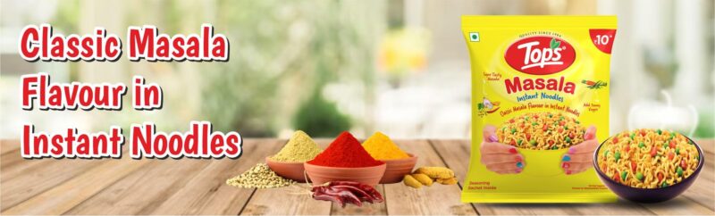 Tops Instant Masala Noodles -800 gm (16 Pouches x 50 gm) with Magical Taste of Masala - Image 7