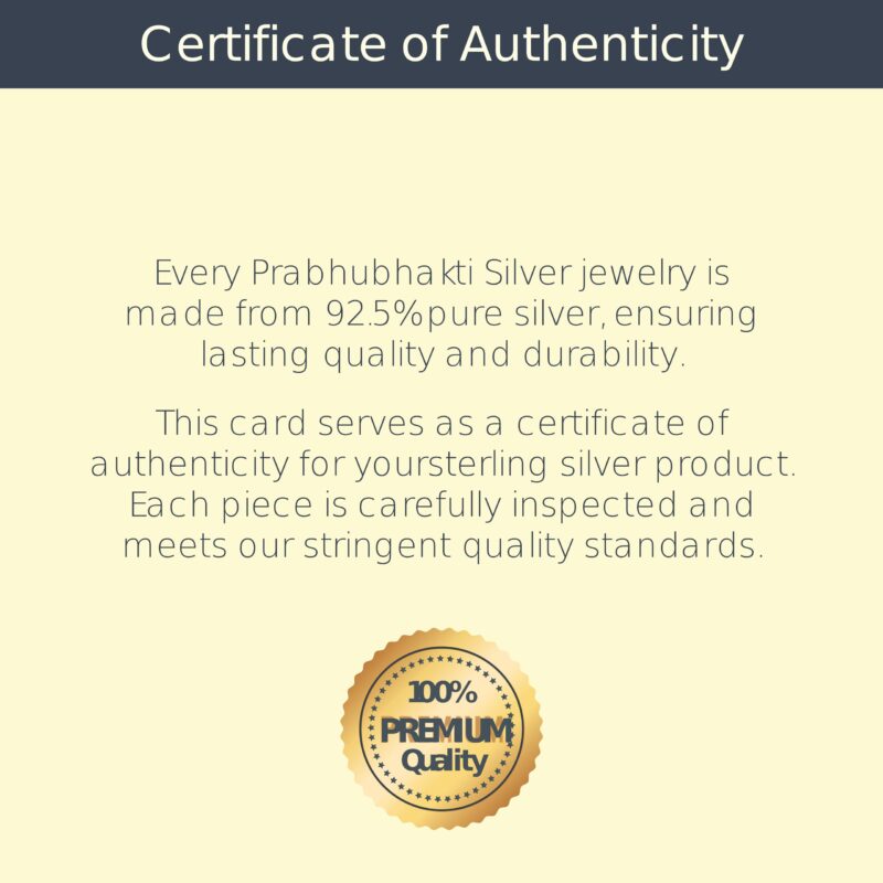 prabhu bhakti Sterling Silver 925 Shree Ram Pendant With Silver Chain for Men & Women Pure Sterling Silver| Locket To Gift Men & Women | Silver Locket With 925 Stamp - Image 2