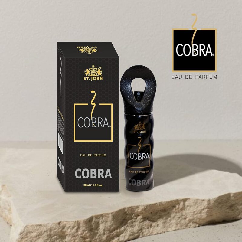 ST.JOHN Perfume For Men, Long Lasting Fragrance, Irresistible Scent, Fresh and Soothing Men Perfume, Eau De Parfum, COBRA Classic Perfume Body Spray (30ml, Pack of 2) - Image 2