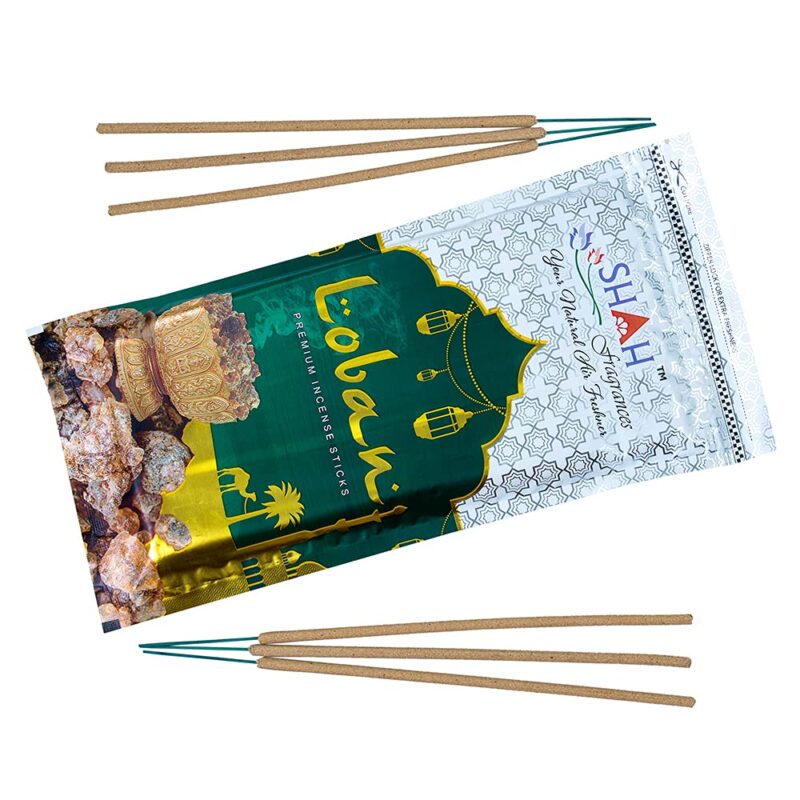 Shah fragrances Loban Zipper Incense Sticks (Pack of 3 * 130 Grams) - Image 5