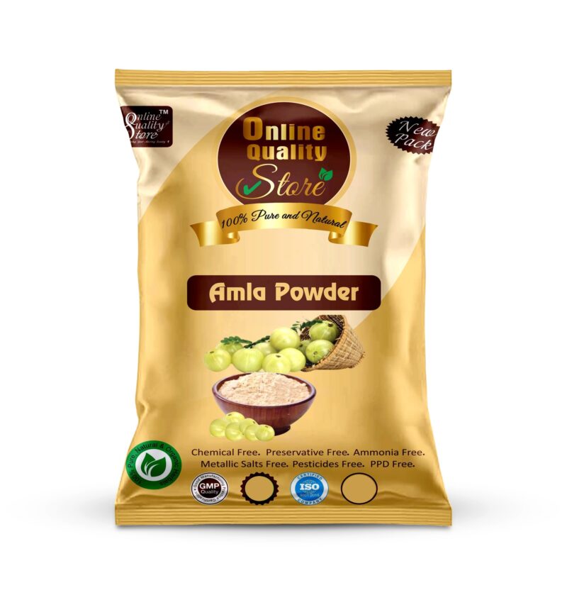 Online Quality Store Amla Reetha Shikakai, Bhringraj And Hibiscus Powder For Hair (Pack Of 5 Count, 50G Each, Total 250G Pack), All - Image 7