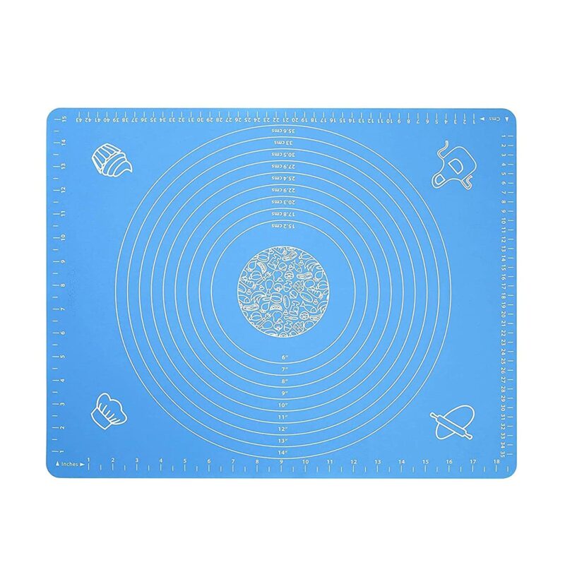 Carrot - Silicone Baking Mat Silicone Chapati Atta Kneading Mat Non-Stick Fondant Rolling Mat Stretchable for Kitchen Roti Chapati (Baking Mat 50 * 40 cm) (Color May Vary, 1) - Image 6