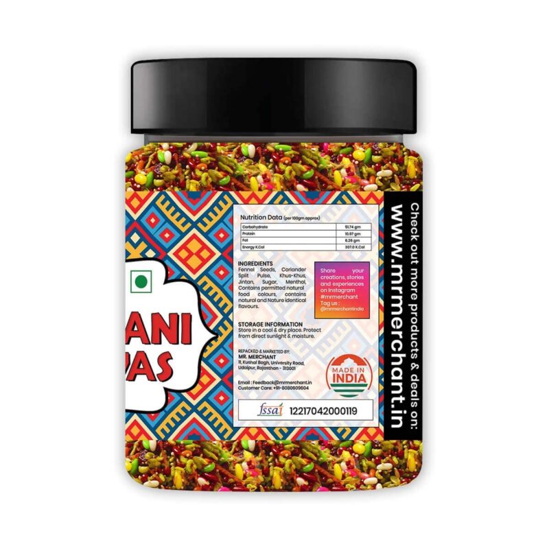 Mr. Merchant Rajasthani Mukhwas, Traditional Mouth Freshener Mukhwas Mix (300 gm (Pack of 1)) - Image 2