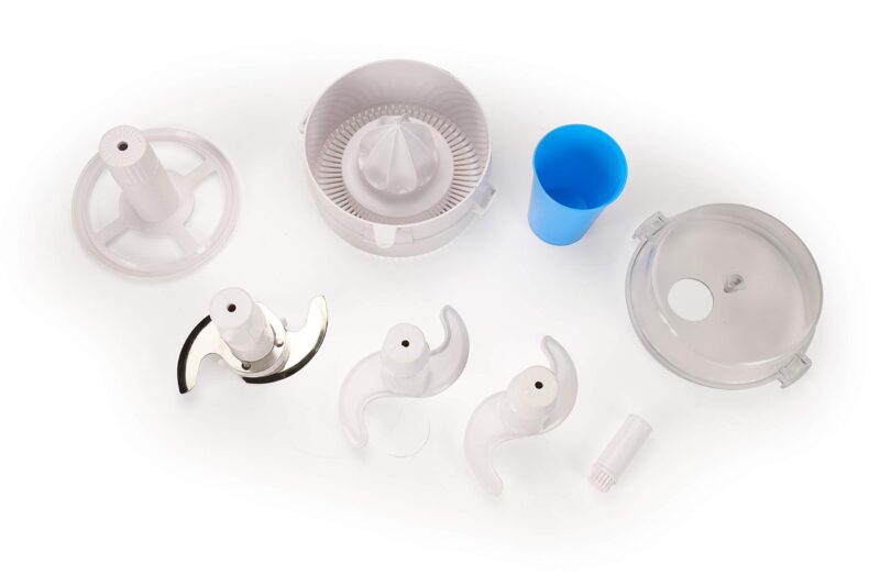 Home Plus Magic 400 Watts Atta Kneader | Food Processor | Cirtus Juicer | Vegetable Chopper | Whisker (White) - Image 3