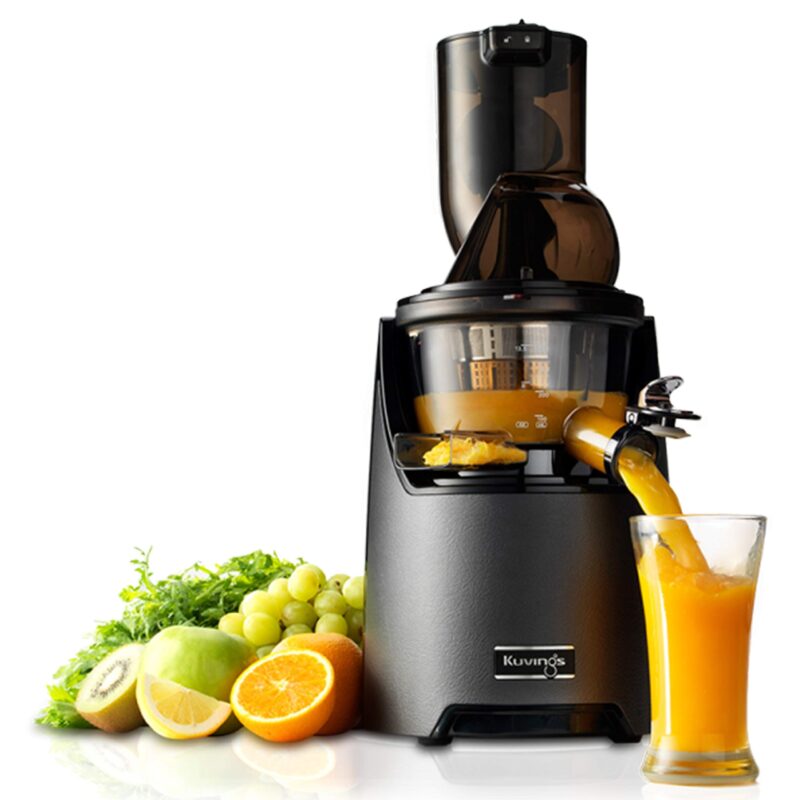 kuvings Evo820 Professional Cold Press Whole Slow Juicer With Patented Rubber&Silicon-Free Technology 12Years Warranty All-In-1 Fruit&Vegetable Juicer Home Service Across India(Evo820 Black)240 Watts