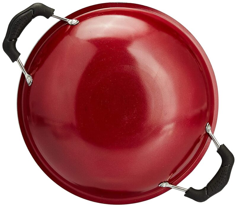 Xtend Supreme Non-Stick Appachatty/Appachatti/Appachetty with Stainless Steel Lid Appachatty with Lid 1.5 L Capacity 22 cm Diameter (Aluminium, Non-Stick) - Image 3