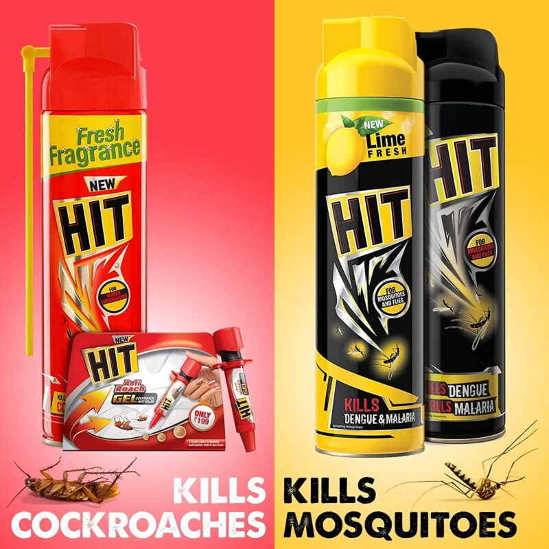 Hit Flying Insect Killer - Mosquito & Fly Killer Spray (700Ml) | Instant Kill | Protection From Dengue & Malaria, Pack Of 2 - Image 2
