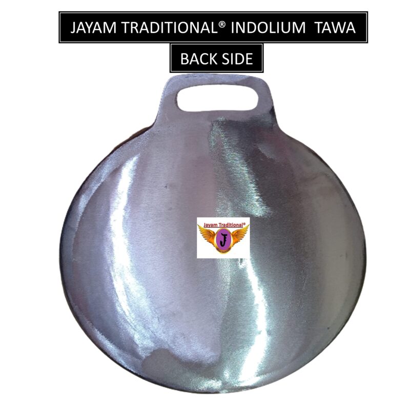 Jayam Traditional INDOLIUM/INDALIUM TAWA/Diameter 11" with Turner - Image 4