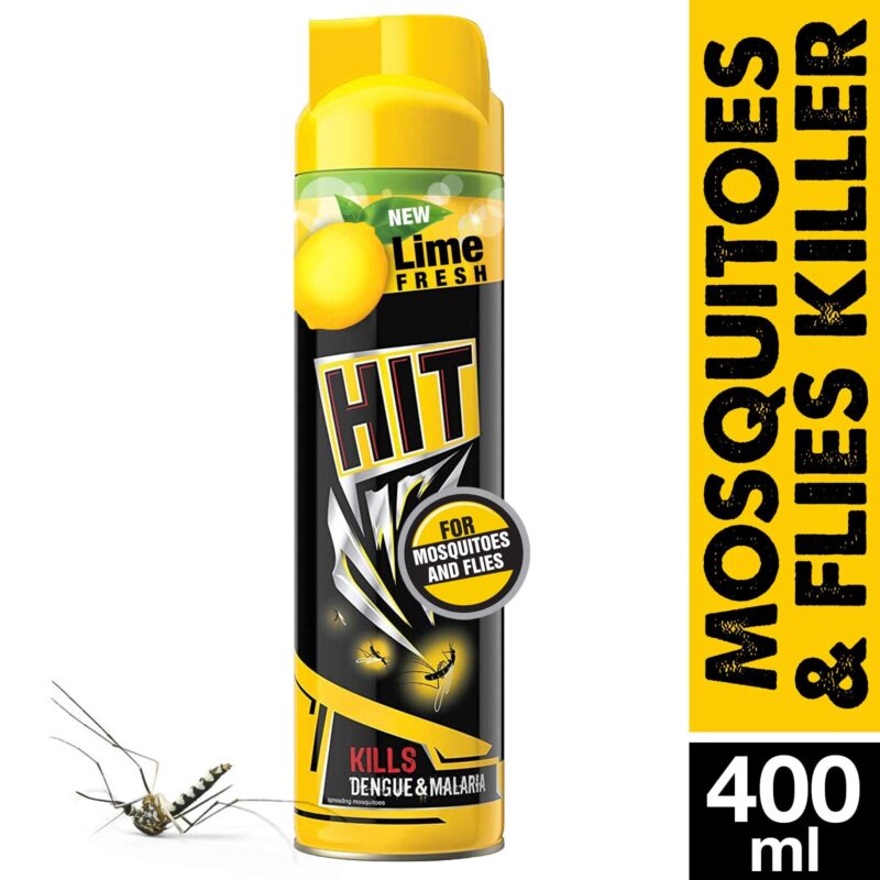 HIT Spray Crawling Insect Killer (400ml, Red) & Lime Flower Insect Spray, 400ml Combo - Image 4