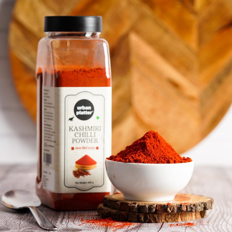 Urban Platter Kashmiri Red Chilli Powder, 400g | Medium Hot | Aromatic | Additive Free - Image 4