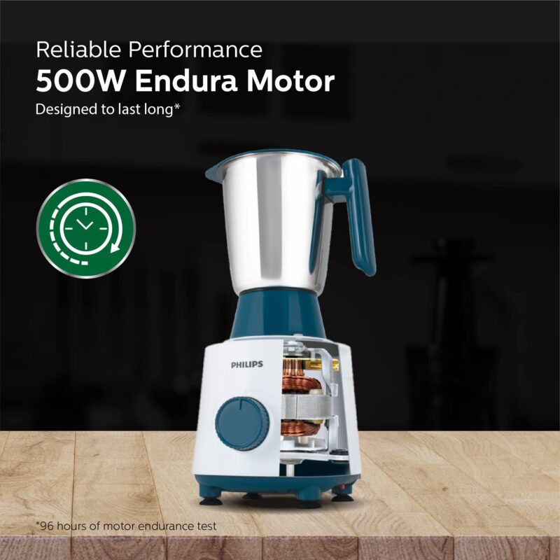 Philips HL7535/01 Mixer Grinder, 500W, 3 Jars with 5 Year Warranty on Motor, Bigger jar sizes - Image 8