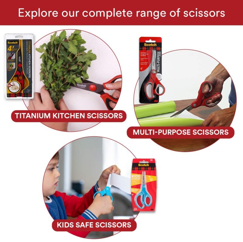 Scotch Non-Stick Scissor (Dark Brown) - Image 3