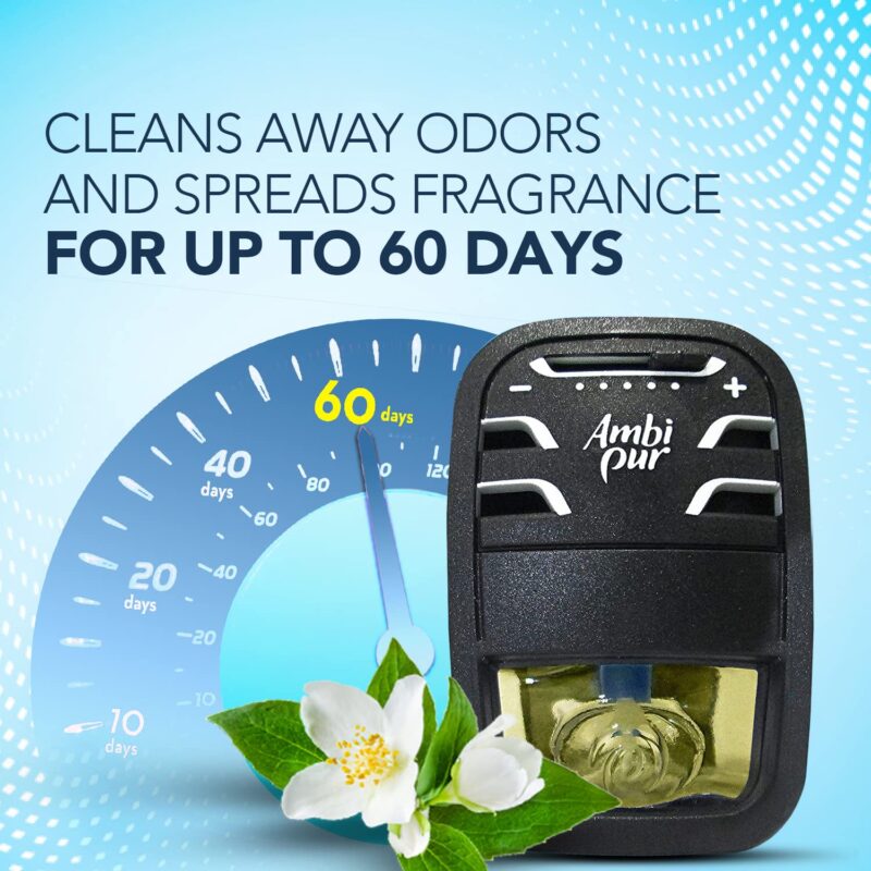 Ambi Pur Exotic Aerosol Jasmine Car Air Freshener Starter Kit (7.5 Ml) - Image 6