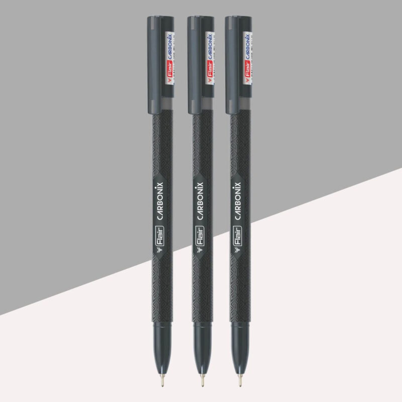 Flair Carbonix Gel Pen – Black ( Pack of 1 )