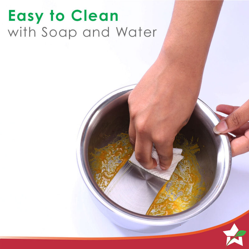 Nigella Tri-ply Stainless Steel 18 cm Cooking Pot | 2.6mm Thickness | Silver - Image 6