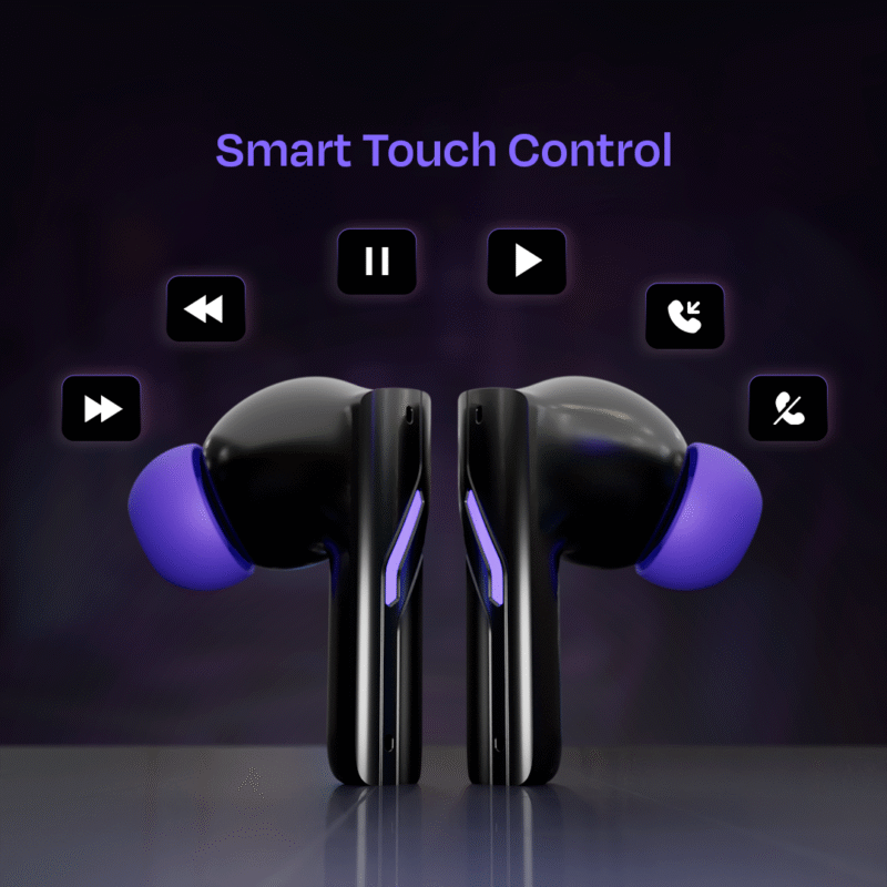 Mako TWS Wireless RGB Gaming Earbuds - Image 4