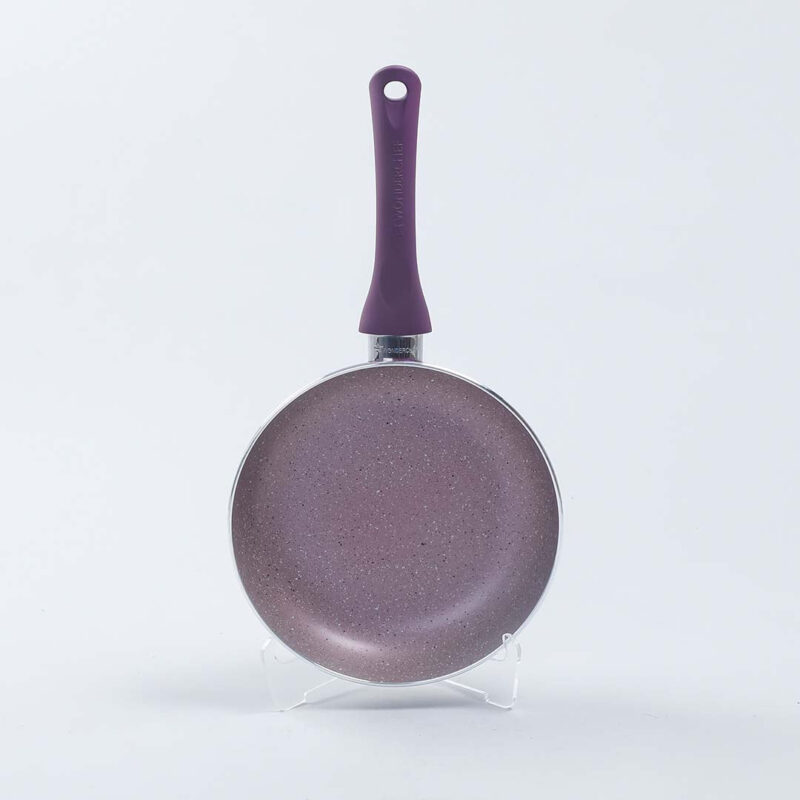 Royal Velvet Non-Stick 26 cm Fry Pan with Induction Bottom & Soft-Touch Handle | Virgin Grade Aluminium | PFOA & Heavy Metals Free | 3 mm thick | 2.1 litres | 2 Years Warranty | Purple - Image 6