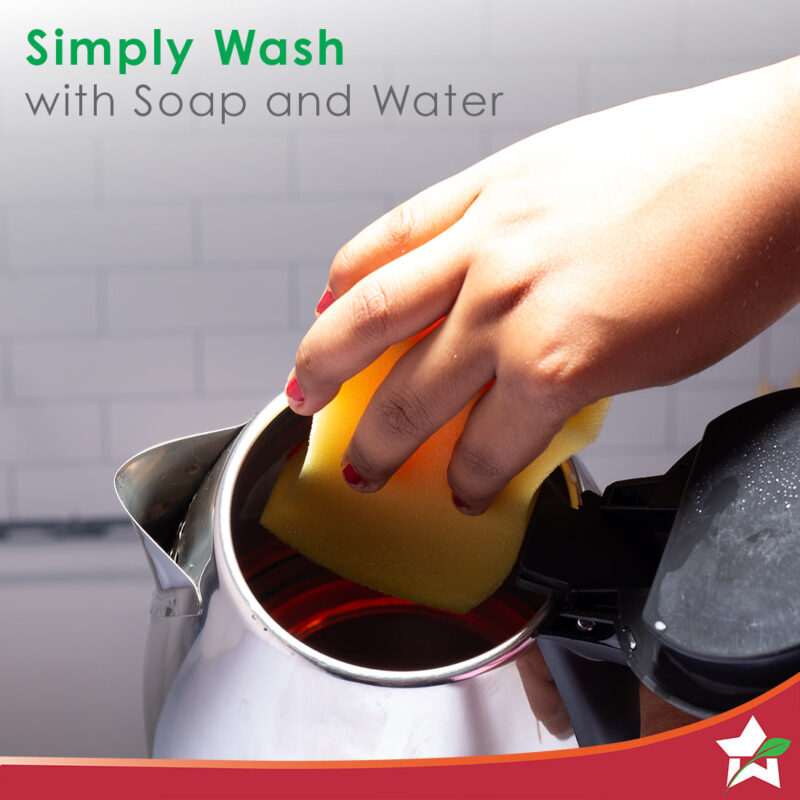 Wonderchef Renewed Crescent Electric Kettle | Stainless Steel Interior | Safety Locking Lid | 1.8L | 1800W - Image 7