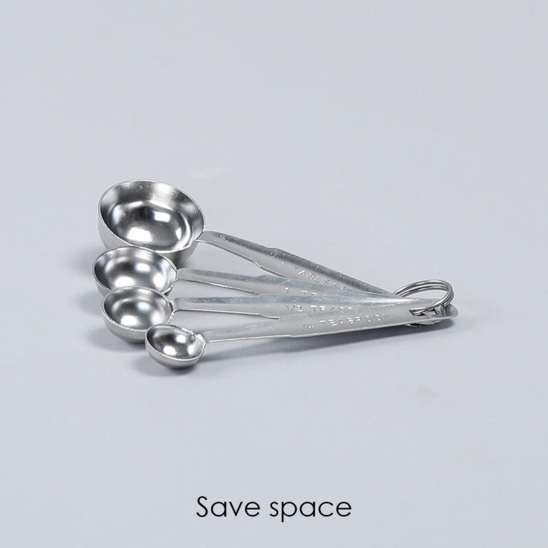 Ambrosia Stainless Steel Measuring Spoons – Set of 4 - Image 6