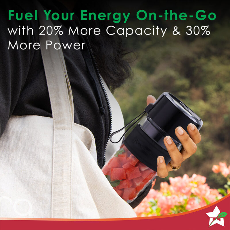 Evita Air Fryer + Nutri-cup Zip Portable Blender | Festive Gift | 5L Air Fryer Capacity to Bake, Grill, Roast, Fry with 7 Pre-set Functions | Portable Blender with Ready-to-sip Lid - Image 7