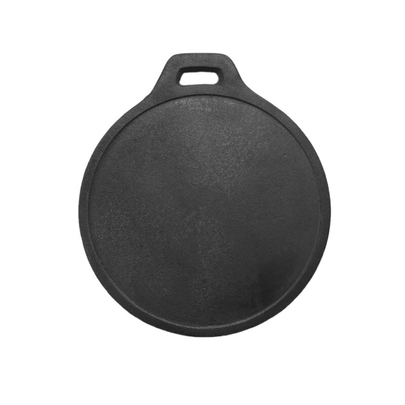 PRAGANIYA COOKWARES TAWA Cast Iron Dosa/Dosa kallu 10 inch Pre-Seasoned Black