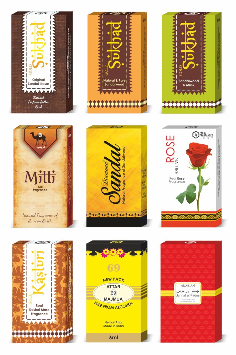 Parag Fragrances Alcohol Free & Long Lasting Attar Perfume Roll-On 6ml (Aqua Bomb) - Image 3