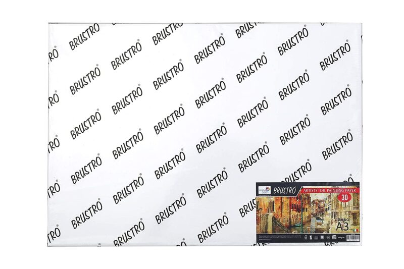 Brustro Artists' Oil paper 300 gsm Jumbo - A3 (30 Sheets) - Image 2