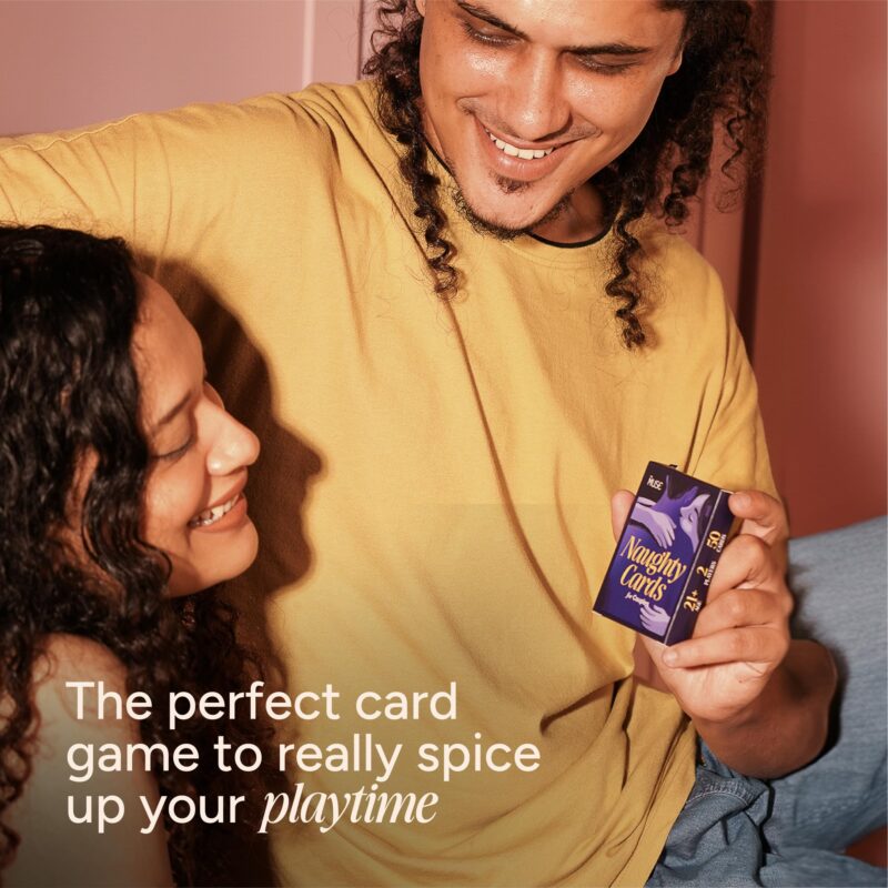 MYMUSE Naughty Card Game for Couples, 50 Cards, 4 Categories, Dare Together, Action-Based, Date Night Cards, Indoor Games, Perfect Gifting Idea for Birthday, Anniversary, Cute Gifts - Image 6