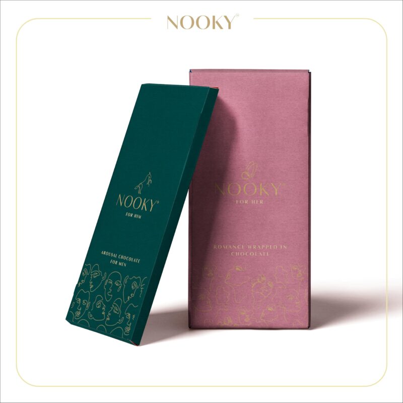 InstaEats Nooky for him and her Fitoor combo|Set of 2 Premium Dark Chocolates for uplifting mood 2 in 1|Best Gift Set for Men & Women|Ideal for Men & Women,Vegan & Gluten-free Delight,116 gram - Image 8