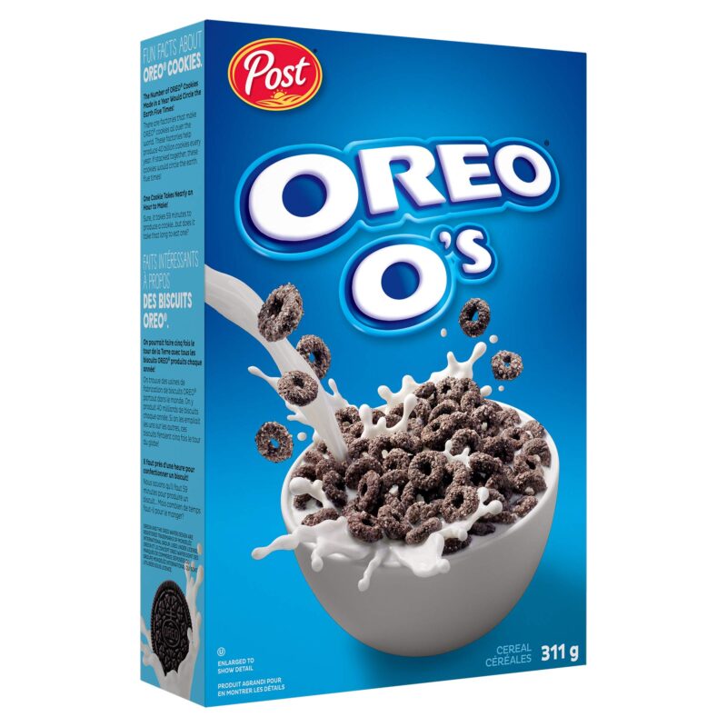 Post Oreo O's Cocoa Flavoured Chocolate Cereal, 10.97 oz / 311 g - Image 5