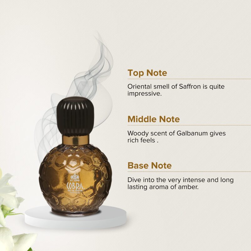 ST. JOHN COBRA Long Lasting Good Fragrance Perfume with Limited Edition EAU DE PARFUM For Men, 60Ml - Pack Of 4 - Image 6