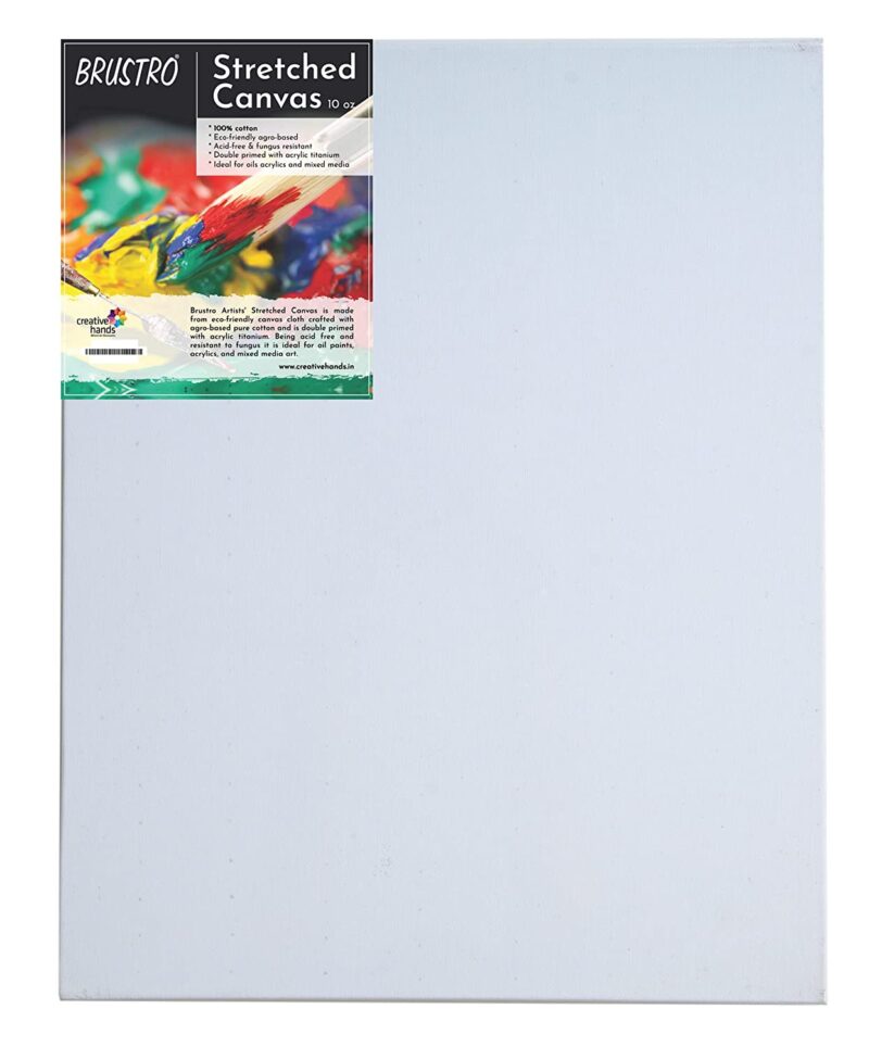 Brustro Artists Stretched Cotton Canvas 8"X10" - Image 2