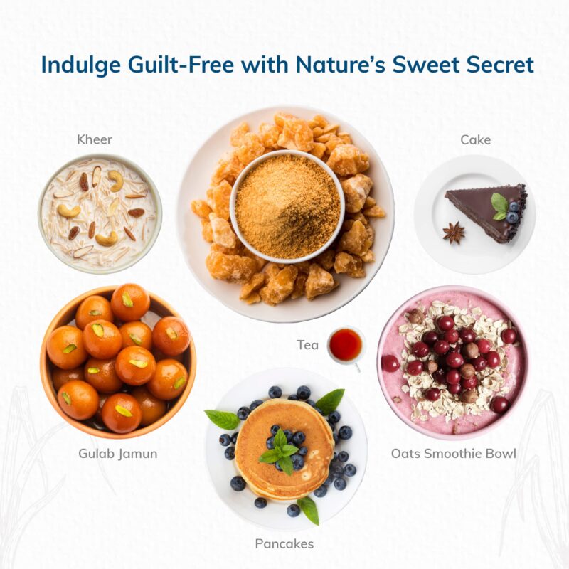 24 Mantra Organic Unbleached Jaggery Powder 500 gms, Healthy Sugar Substitute, Unrefined & Unadulterated | Certified Organic & Chemical Free - Image 4