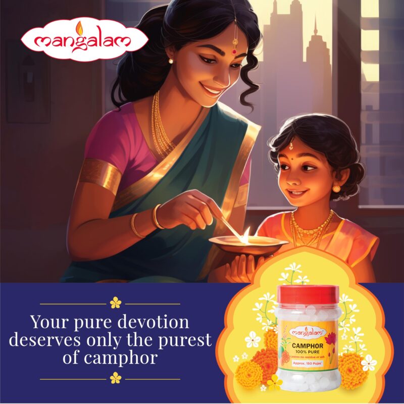 MANGALAM Camphor Tablet 100g Jar - Pack of 1 | 100% Pure | For Puja, Festivals & Other Religious Ritual | No Dangerous Chemicals | Leaves No Residue Or Ash - Image 4