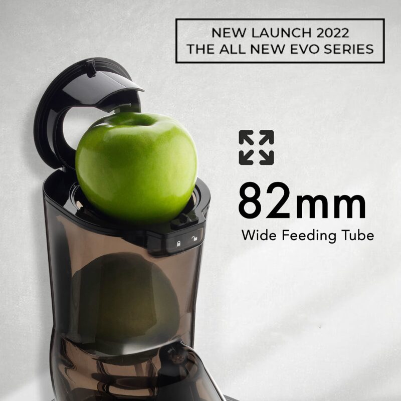 kuvings Evo820 Professional Cold Press Whole Slow Juicer With Patented Rubber&Silicon-Free Technology 12Years Warranty All-In-1 Fruit&Vegetable Juicer Home Service Across India(Evo820 Black)240 Watts - Image 4