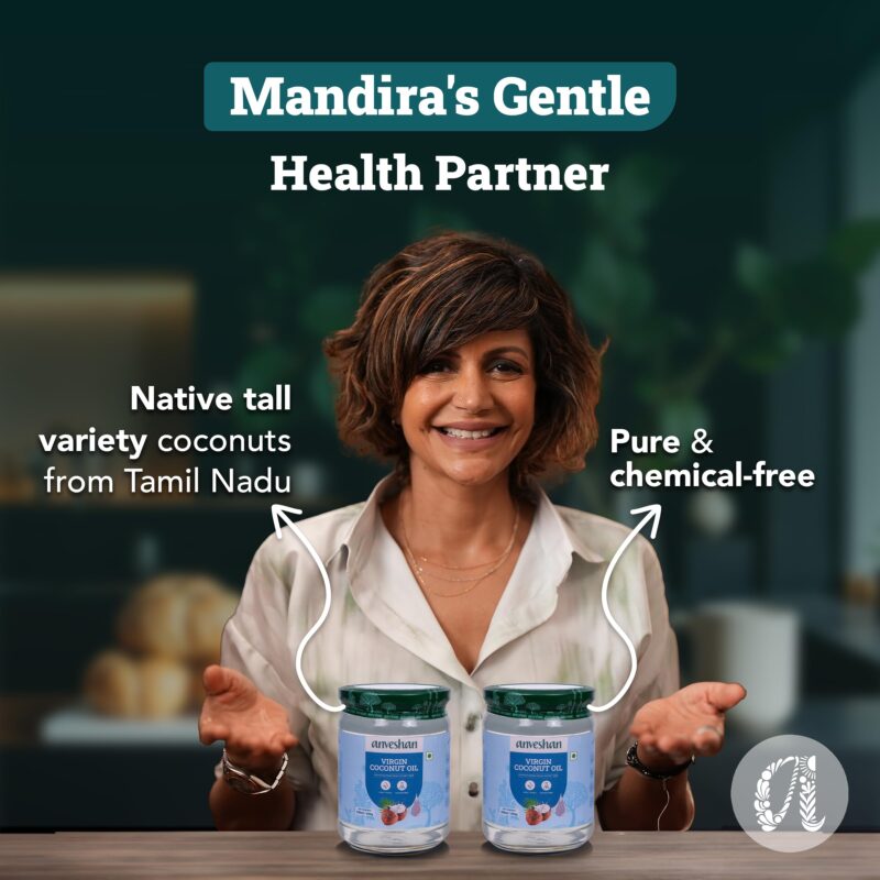 Anveshan Cold Pressed Virgin Coconut Oil 500ML | Glass Jar | Virgin Coconut Oil for Cooking | Virgin Coconut oil for massage | 100% Pure, Natural,Chemical-Free & Edible Coconut Oil | For Cooking, Skin & Hair Health, Oil Pulling - Image 7