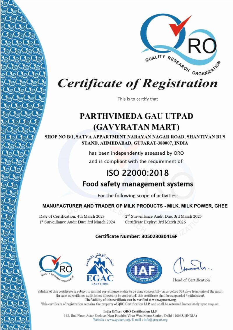 Gavyratan Pathmeda A2 Desi Cow Bilona Ghee - Natural Flavour, 1 liter, Bi-Directionally Churned, Traditional Vedic Process, High Smoke Point, Made by Rural Communities - Image 3