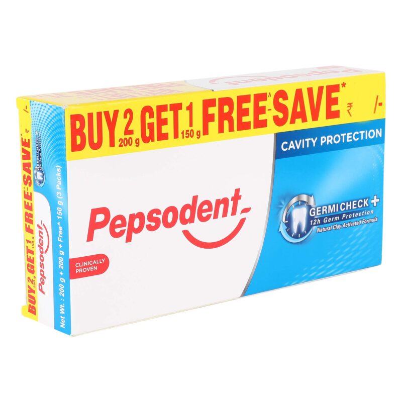 Pepsodent Germi Check Toothpaste - 200g (Pack of 2) With free 150g, Fresh Breath - Image 6