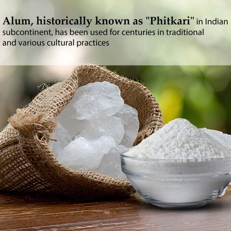 minature Purified Fitkari Alum powder (phitkari) for Skin Care |Water Purify| Pure Alum powder |Cruelty Free (100gm) - Image 6