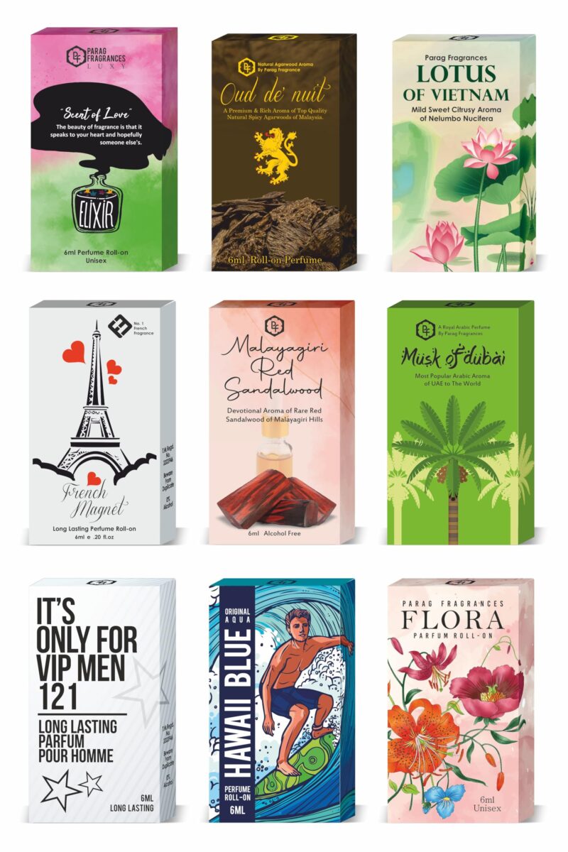 Parag Fragrances Alcohol Free & Long Lasting Attar Perfume Roll-On 6ml (Aqua Bomb) - Image 6