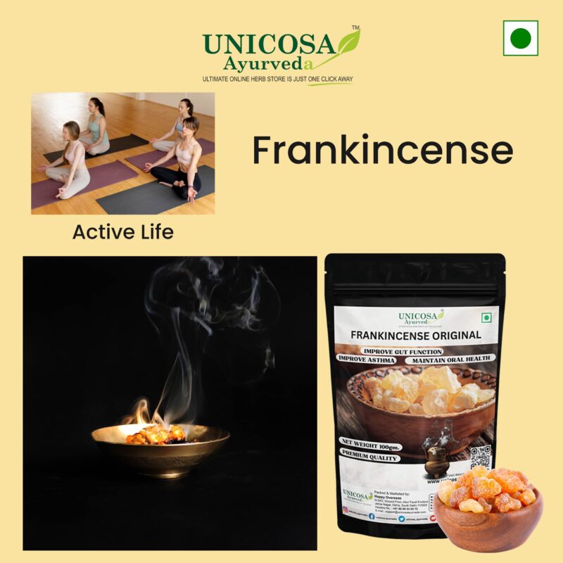 UNICOSA Ayurveda Pure Frankincese Resin 100gm Kunduru | Loban | Monastery Incense | Olibanum | Boswellia Carterii | Frankincense Tears | Pure Frankincense Granules | Premium Incense - Image 5