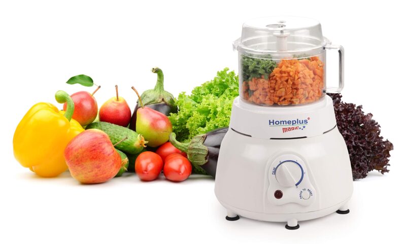 Home Plus Magic 400 Watts Atta Kneader | Food Processor | Cirtus Juicer | Vegetable Chopper | Whisker (White) - Image 6