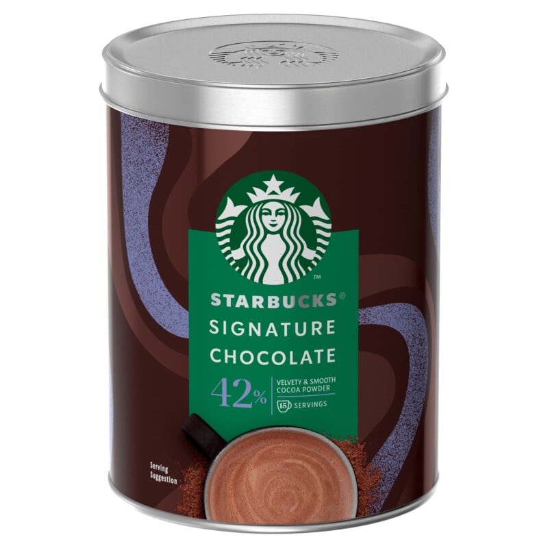 Starbucks Signature Chocolate 42% Velvety &Smooth Cocoa Powder TIN 330G - Image 12