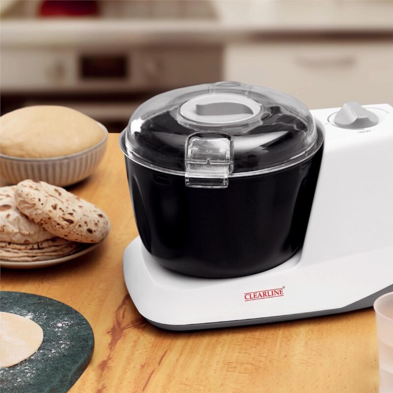 Clearline Automatic Electric Atta Kneader Dough Maker With Non Stick Bowl, Smart Atta Kneader Mixer and Dough Kneader Machine, Dough Mixer Machine 650 with Watts Power, White - Image 5