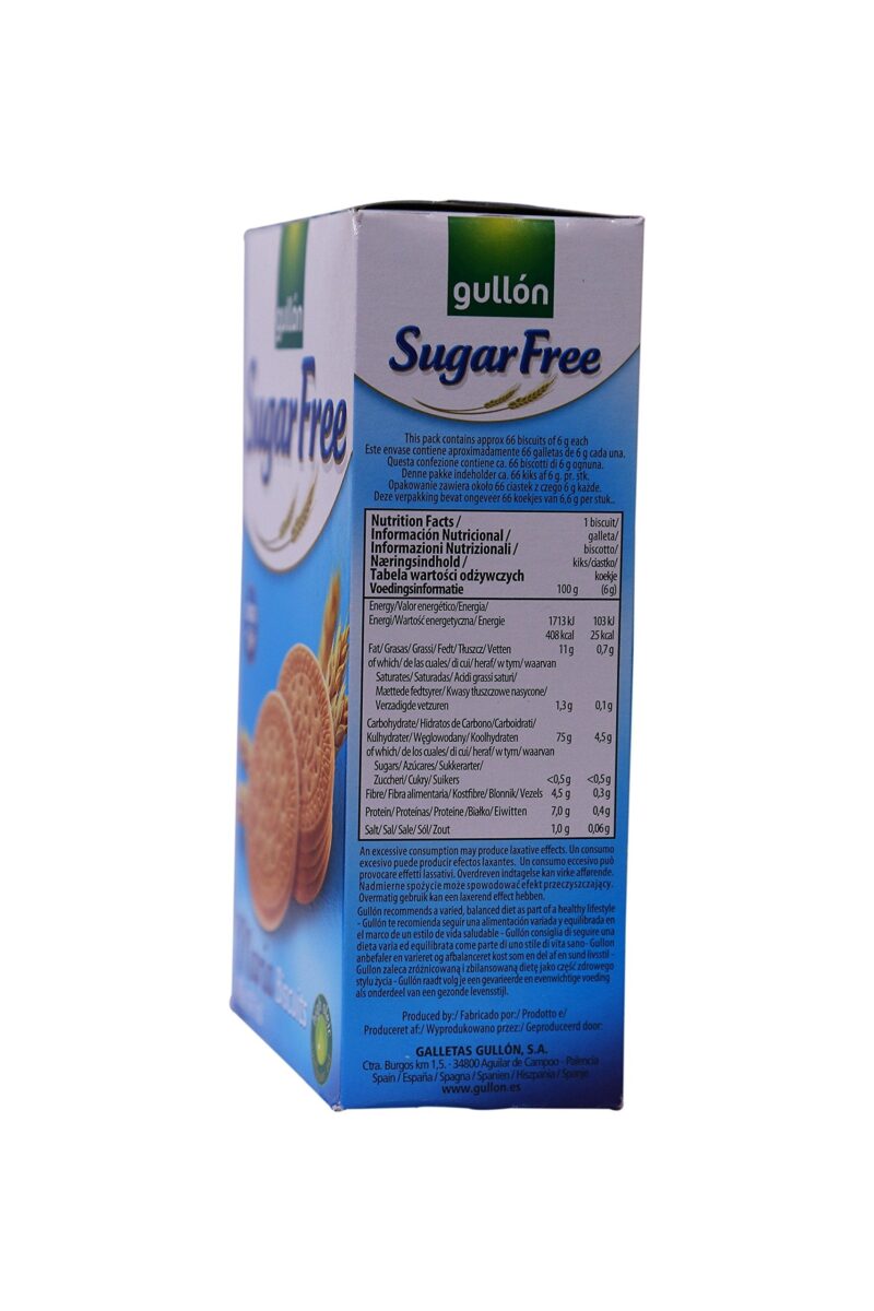 Gullon Sugar Free Marie Biscuits, 400G - Image 2