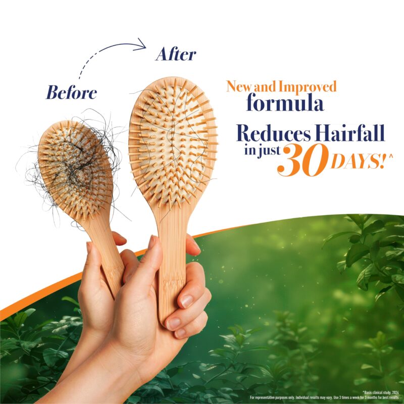 Parachute Advansed Ayurvedic Coconut Hair Oil | For Hair Fall Control & Hair Growth | With Coconut & 25 Ayurvedic Herbs like Amla, Neem, Bhringraj, Brahmi, Methi etc | Clinically Proven to Reduce Hair Fall in 30 Days | 300ml - Image 3