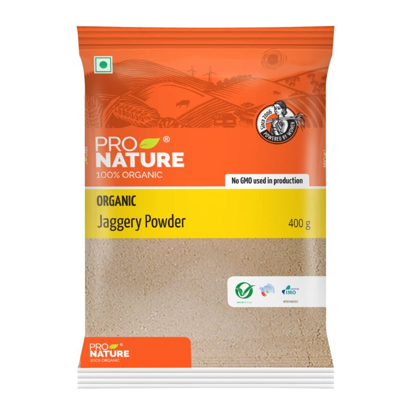 Pro Nature 100% Organic Jaggery Powder, 400g